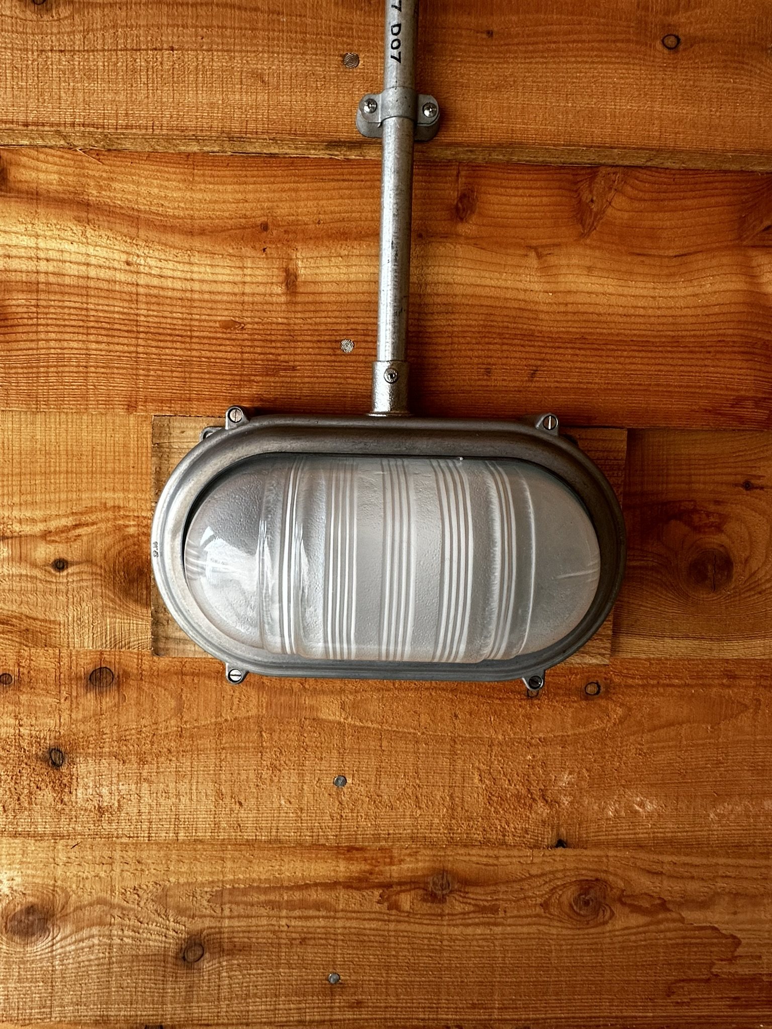 External lighting installed at Croft Circuit Hangar 50