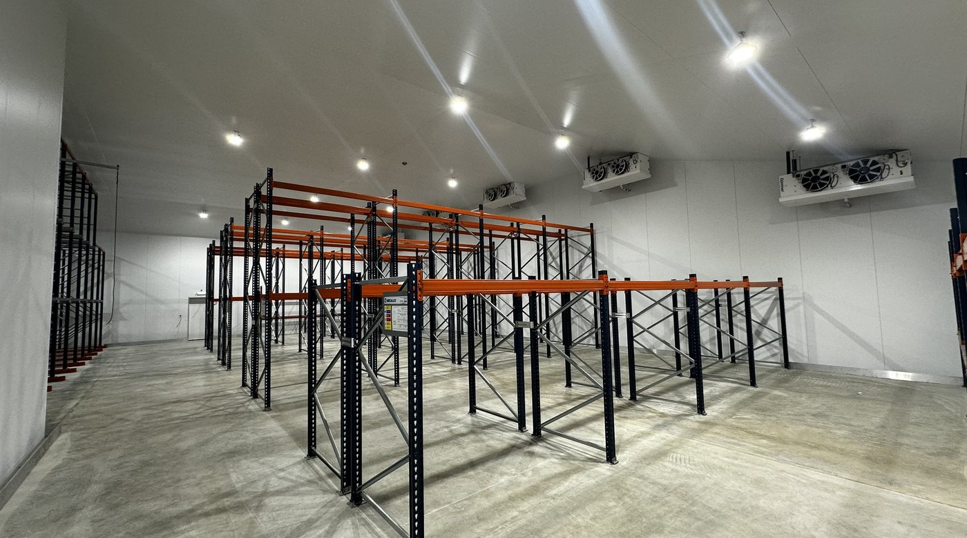 Cold store electrical lighting installation by SEM Electrical