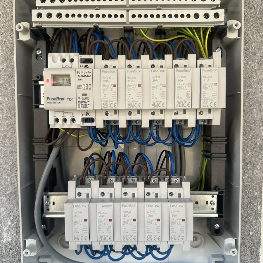 Electrical control panel wiring by SEM Electrical