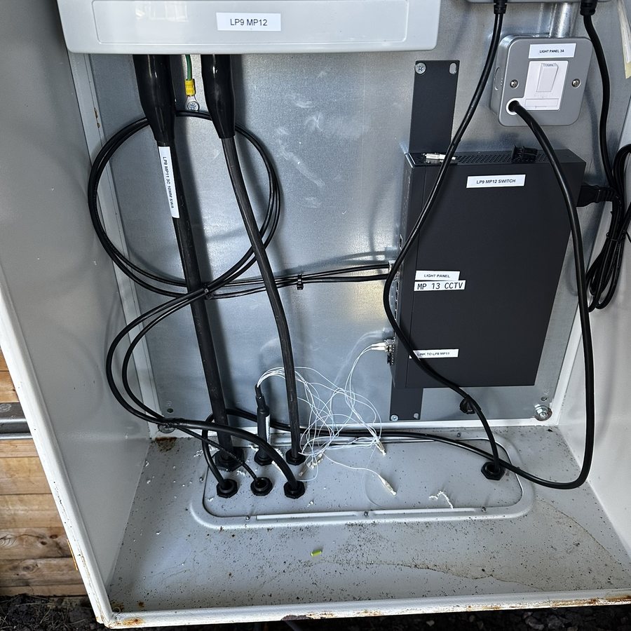 Data and security equipment installation