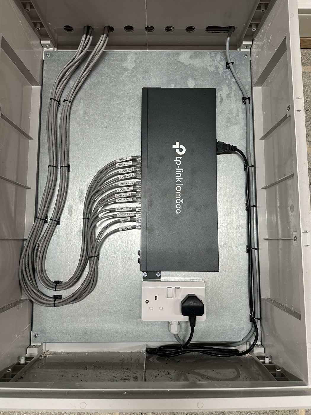 Wireless link and data equipment cabinet installed by SEM Electrical