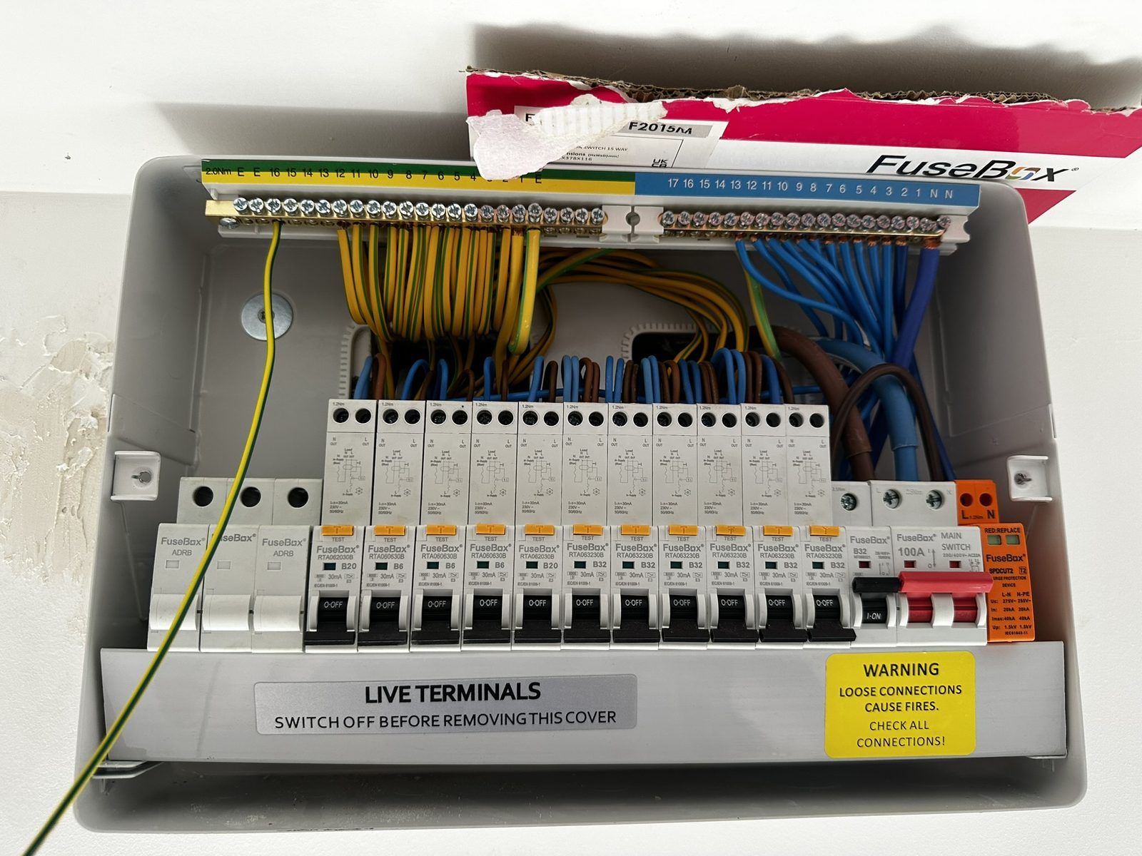 Domestic consumer unit upgrade by SEM Electrical